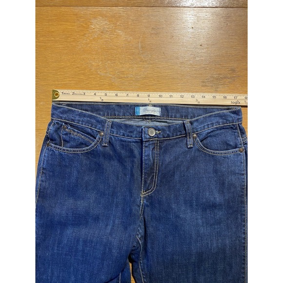 Wrangler Jeans Cash Cowgirl Cut Bootcut Mid Rise Western Womens 11/12 x 32 - Picture 6 of 14
